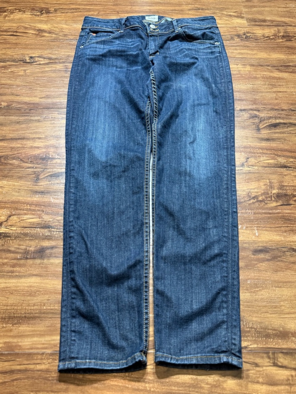 Hudson Jeans Dark Wash Straight Leg Size 32 Made in USA Premium Denim